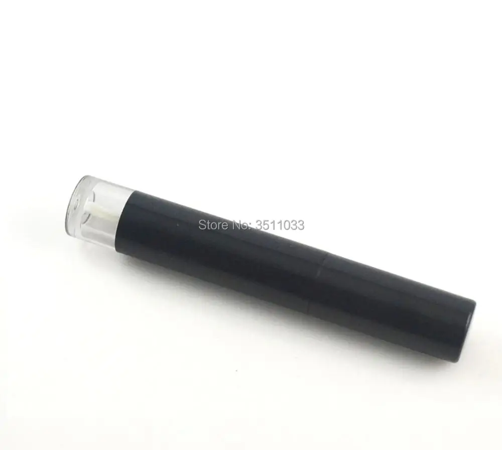 Матовый черный пустой блеск для губ 5 мл круглая черная прозрачная нижняя жидкая