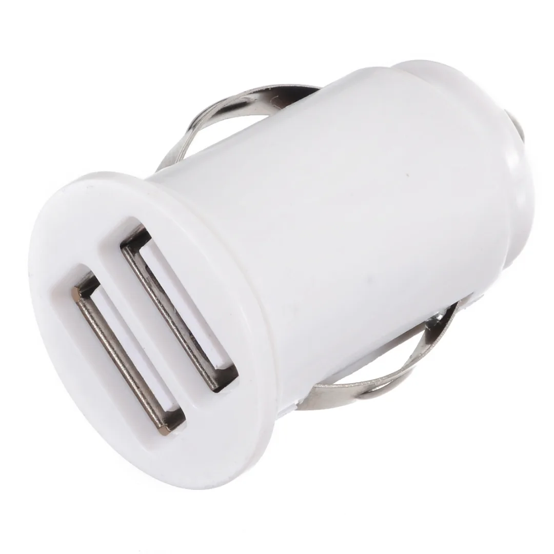 Автомобильный Грузовик с двумя портами USB мини адаптер зарядного устройства для