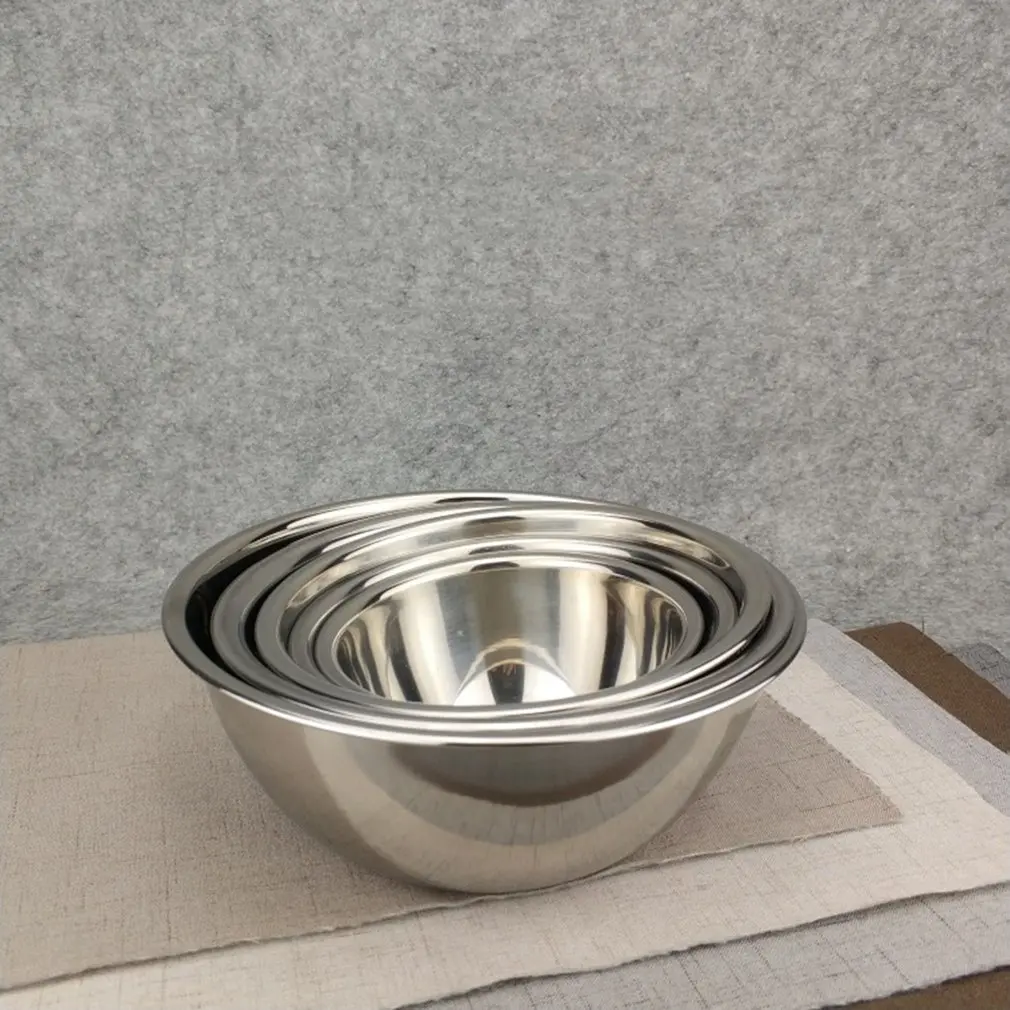 

Multi-Purposes Thicken Stainless Steel Prevent Splash Egg Beating Pan Mixing Bowl Kneading Basin Fermentation Pot Tools