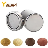 ydeapi stainless steel chocolate shaker cocoa flour coffee sifter strew flower pad spray art coffee tools coffee accessories