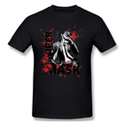 Футболка мужская с высокой посадкой, Аниме Манга из аниме Tenkuu Shinpan, высококачественные хлопковые футболки с коротким рукавом, футболки
