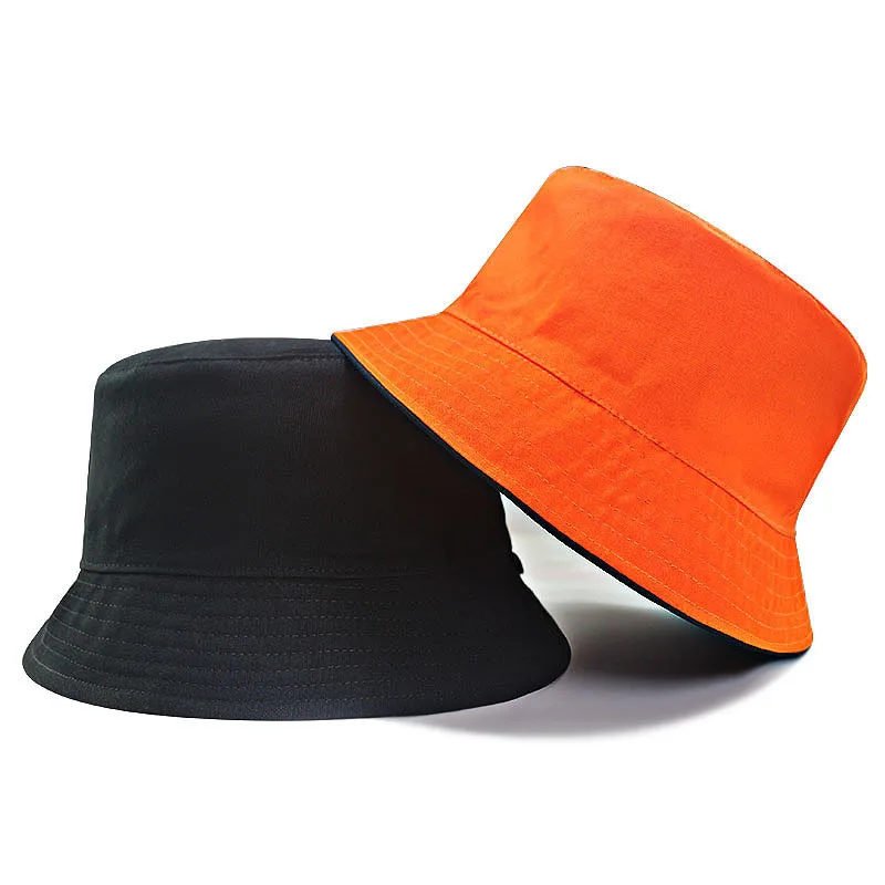 Satin Al En Kaliteli % 100% Pamuk Balıkçı şapkası Iki Boyutu Giyim Artı Boyutu Panama şapka Büyük Kafa Adam Kadın Büyük Boy Kova şapkalar 55-59cm 60-65cm