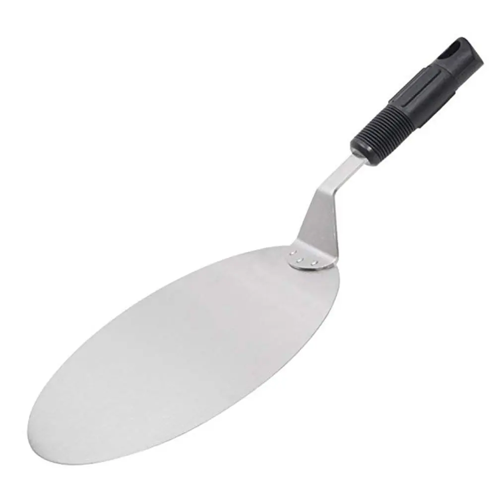 Лопата для пиццы из нержавеющей стали большой толстый нож с деревянной ручкой