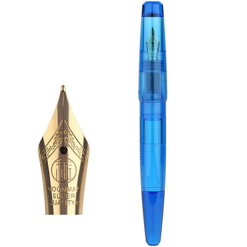 Moonman C2 прозрачный пластик Пипетка для наполнения перьевая ручка F Перо чернил