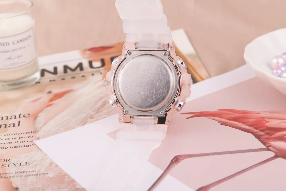 Reloj mujer модные светящиеся электронные часы с будильником большие спортивные часы женские цифровые часы женские студенческие часы zegarek pandora& A