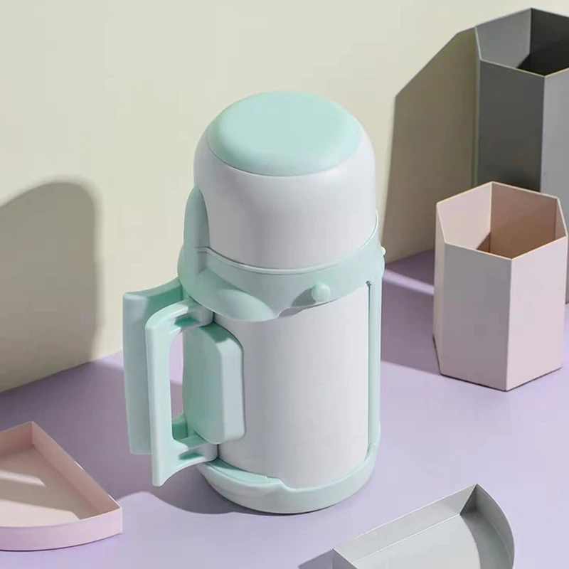 Бытовой термос большой емкости для сохранения тепла 1000 мл встроенный бутылка