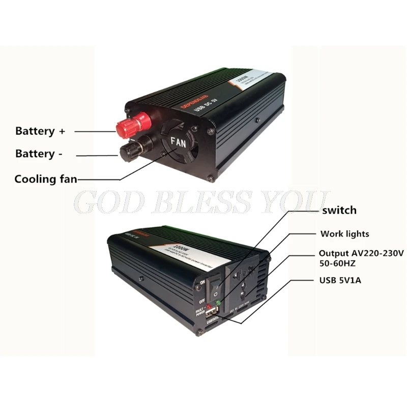 

18V 20W Solar Panel Power System + 12V / 24V Digital Controller + 1000W Inverter Kit for Outdoor Home Energy Saving Generation