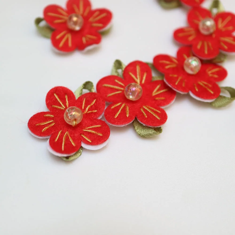

10pcs/lot diy handmade colorful flowers patches for clothing 3D floral fairy floral parche appliques parches bordados para ropa