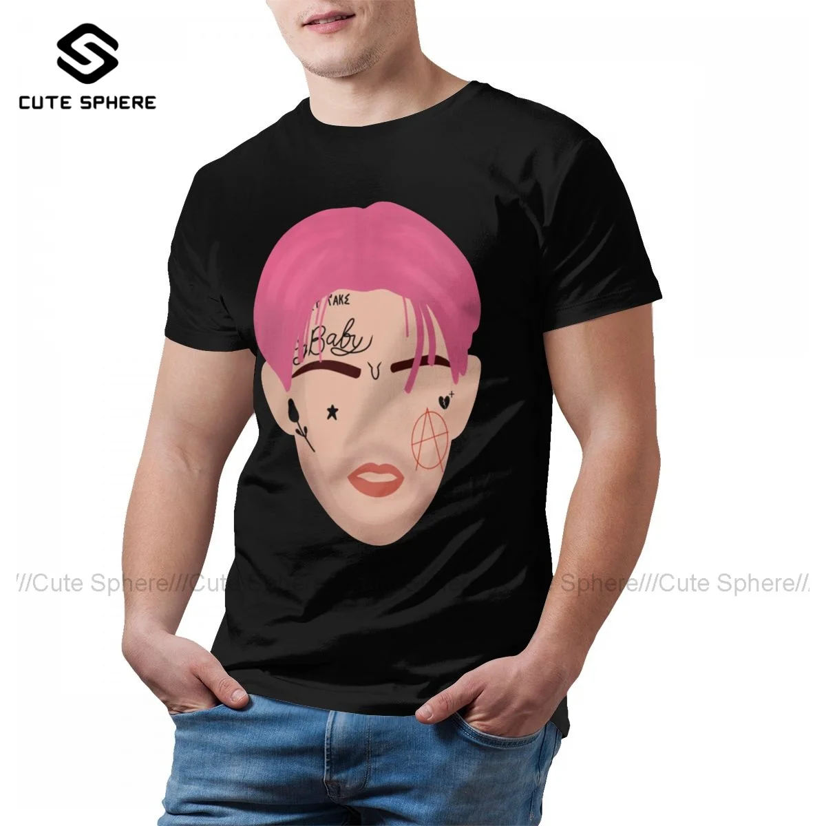 

Lil Peep Tee Shirt Casual Short Sleeve 100 Percent Cotton T Shirt Summer Printed T-Shirt Oversized Men