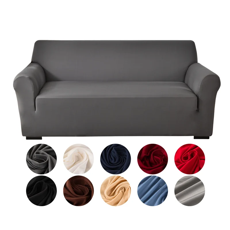 

Slipcovers Sofa Cover for Living Room Couch Cover Stretch Sectional Elastic Stretch L shape Armchair Cover Deep Sofa 4size