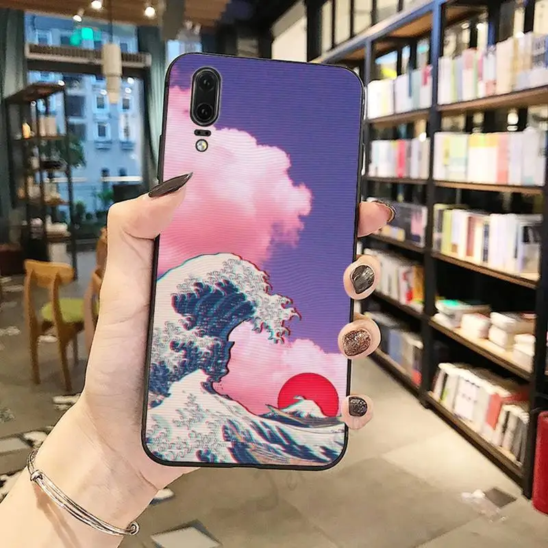 

Colorful Trippy Art Psychedelic aesthetic Phone Case For Huawei honor Mate P 10 20 30 40 Pro 10i 9 10 20 8 x Lite