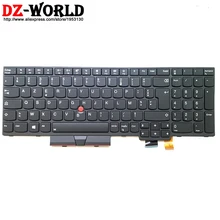 New/orig French Backlit keyboard for Lenovo Thinkpad T570 P51S T580 P52S Laptop Backlight France Teclado 01ER593 01ER552
