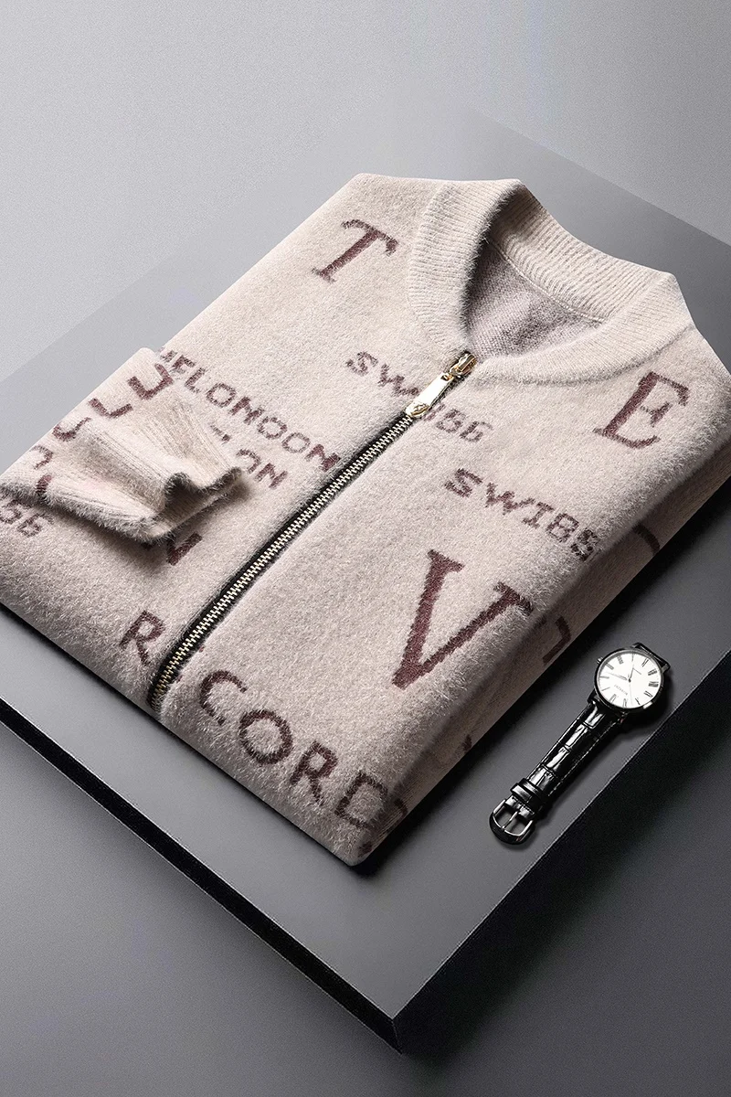 Женский классический вязаный кардиган в клетку лучший свитер повседневная