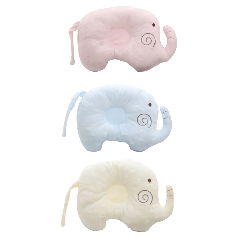 

Elephant Baby Head Shaping Pillow Prevent Flat Head Protection Nursing Pillow