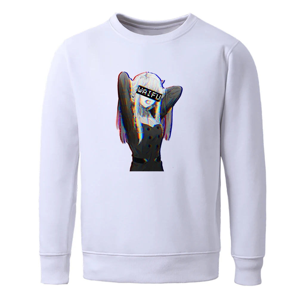 

Cool Demon Girl Sweatshirt Personality Printed Sportswear Men Korean Retro Sweatshirts Mens Oversized Casual Hoody Men's