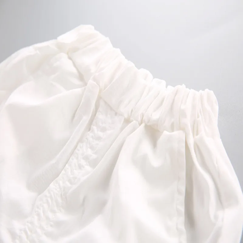 Летний комплект одежды для маленьких девочек BibiCola хлопковая рубашка без рукавов