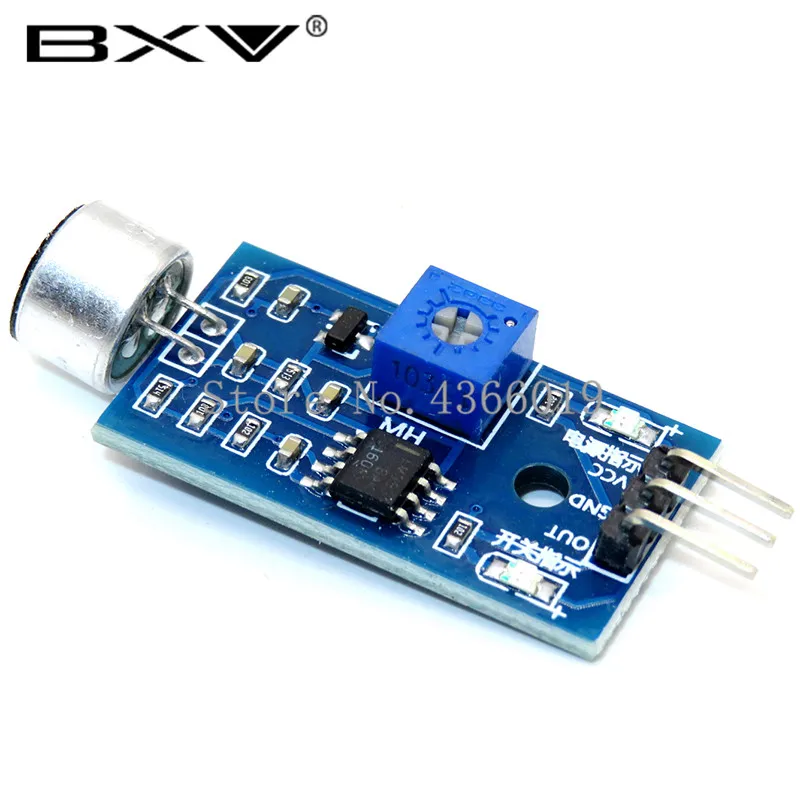 100pcs 3pin Voice Sound Detection Sensor Module Intelligent Smart Robot Helicopter Airplane Boart Car for Diy Kit | Обустройство дома
