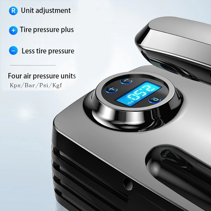 150PSI ручной пылесос цифровой автомобильный воздушный компрессор насос с