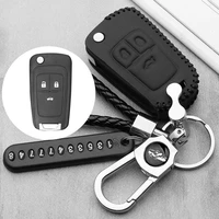 car wallets leather key cases sets key bags fit for buick for chevrolet cruze for opel vauxhall insignia mokka buick fold key