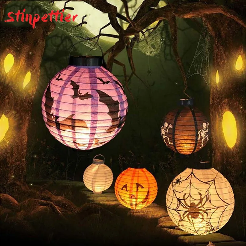 Украшение для Хэллоуина летучая мышь воздушный шар бумажный фонарь черный