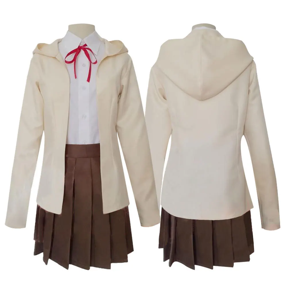 

Danganronpa 3 The End of Hope's Peak High School Despair Arc Chiaki Nanami Uniform Short skirt Cosplay Costume For Halloween