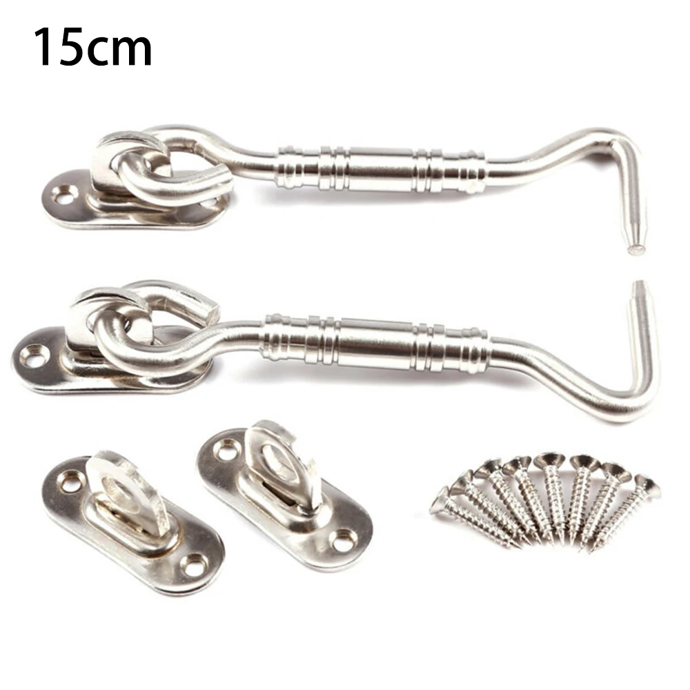 2 шт. 10/15/20 см замок на окно из нержавеющей стали дверь с защелкой крючок винтами