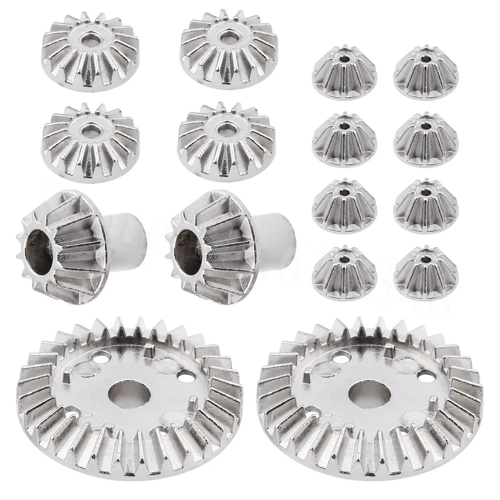 16 шт. металлические дифференциальные шестерни для вождения 12T 24T 30T 0011/0012/0013/0014 FY-03
