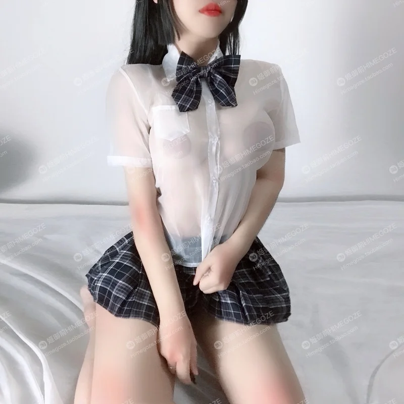 

Lolita Woman Cosplay Student Uniform Miniskirt Sexy Lingerie School Girl Erotic Sailor School Girl Outfit Role-playing Sleepwear