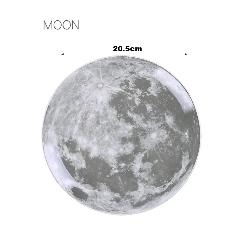 Moon Креативная Настенная Декорация в скандинавском стиле, космическая солнечная система, украшения на планету, астронавт, керамическая планета, украшение для дома, подарок - Цвет: Moon