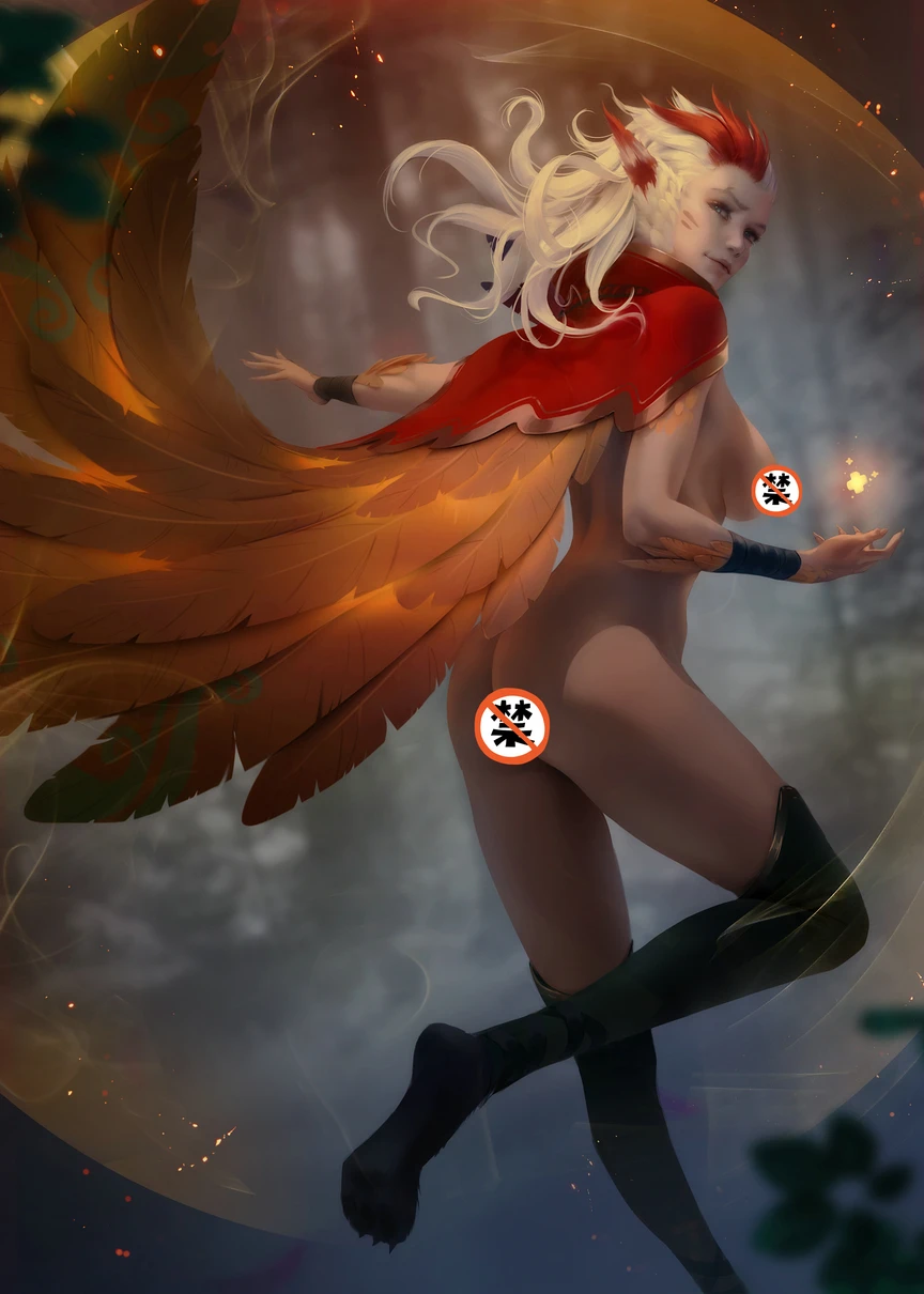 

Print LOL KDA Ahri Rakan sexy girl game art silk or canvas poster custom 24x36 inch living room bedroom home wall picture