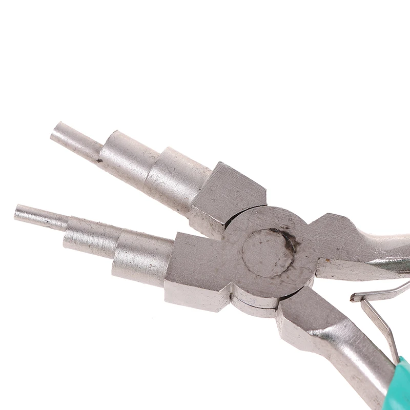 

5.9" Carbon Steel 6-in-1 Wire Looping Pliers Non-Slip Forming DIY Handy Tools