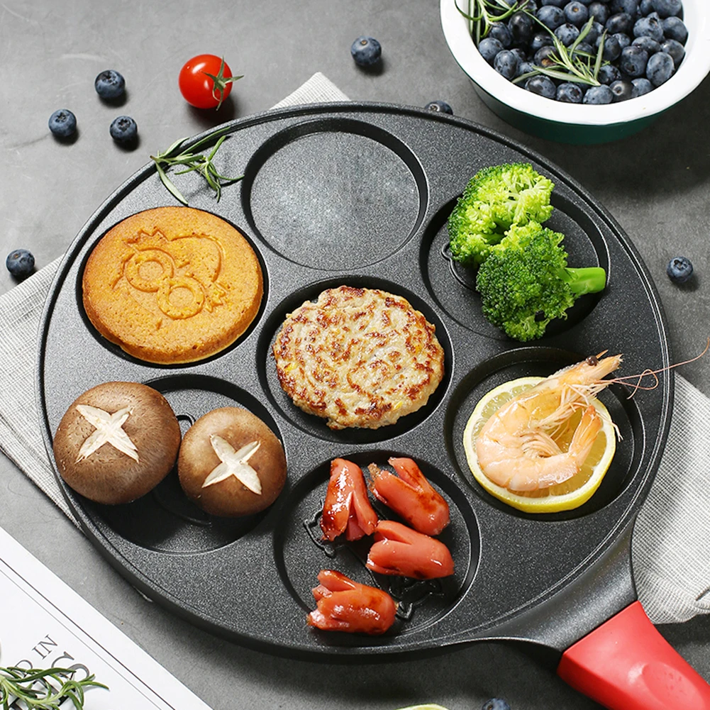 7 отверстий антипригарное выпечка алюминиевый Кухня &quotсделай сам&quot для яиц