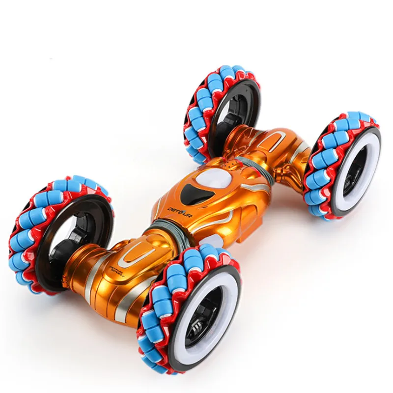 

New Hot 2.4G Gesture Sensor Twisted Car Light Music Remote Control Stunt Car Dancing RC Car For Kids Toys RC Vehicles RC Model
