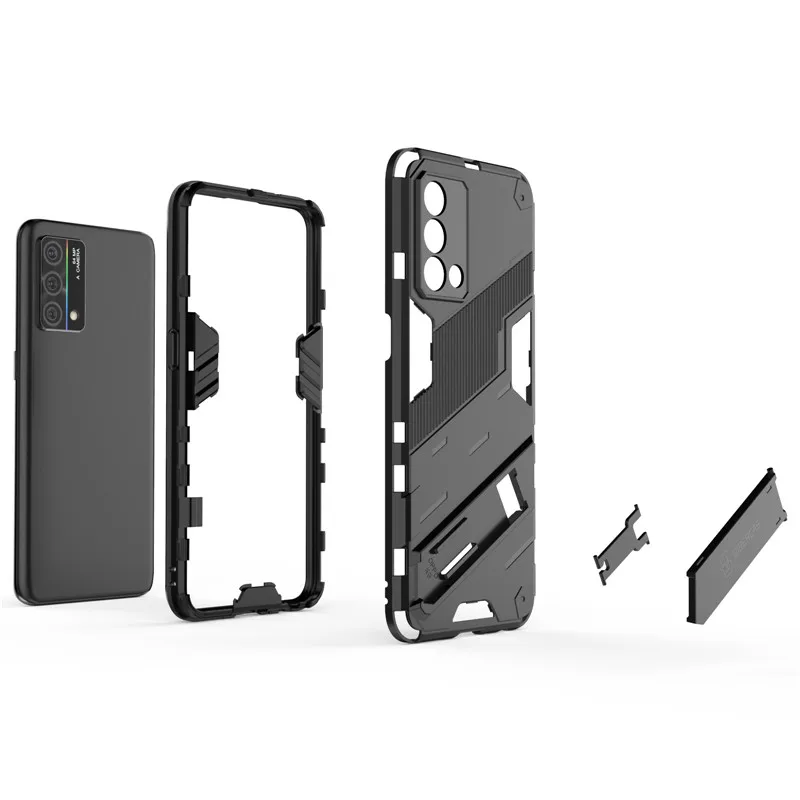 punk phone case for oppo k9 5g case for oppo k9 5g cover cases armor pc shockproof silicone tpu protective bumper for oppo k9 5g free global shipping