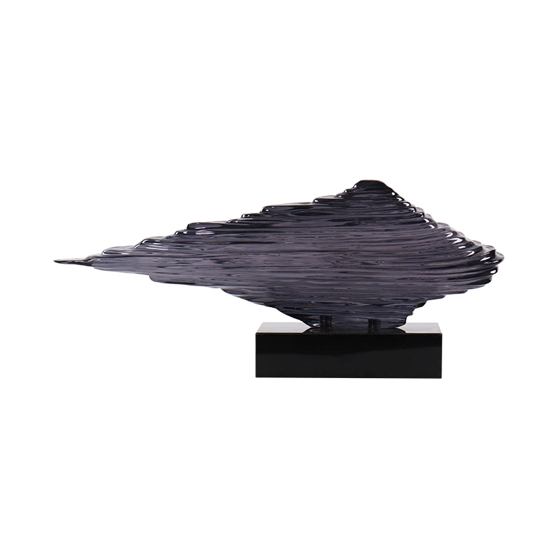 

Rockery resin sculpture decoration marble base hotel club entrance model room decoration
