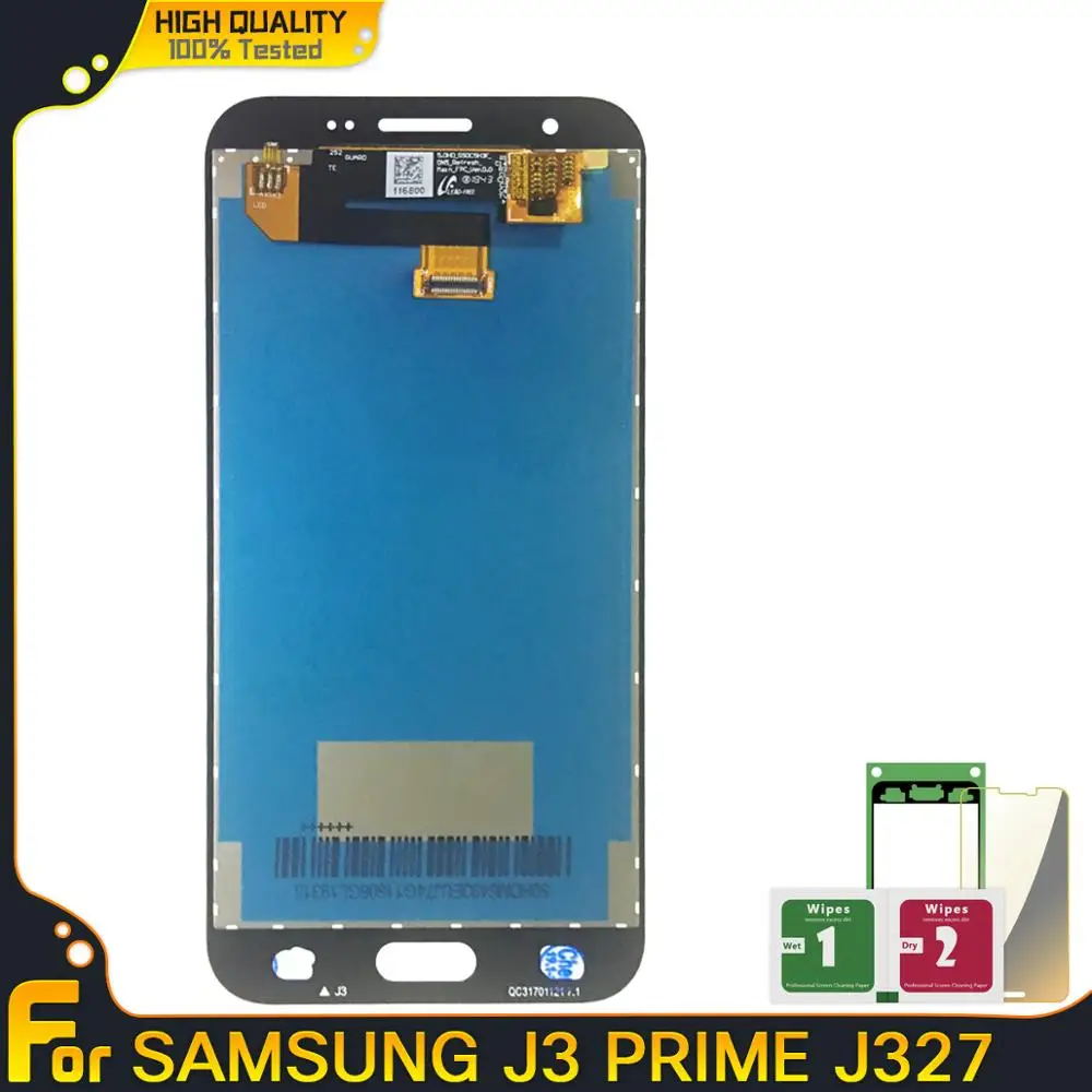 ЖК дисплей для SAMSUNG GALAXY J3 Prime 2017 J327 j327W J327V J327T J327P с сенсорным экраном в сборе