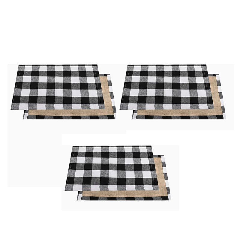 

Fall Placemats For Dining Table Set Of 6,Fall Table Decor For Home,Fall Decorations Farmhouse Kitchen Decor