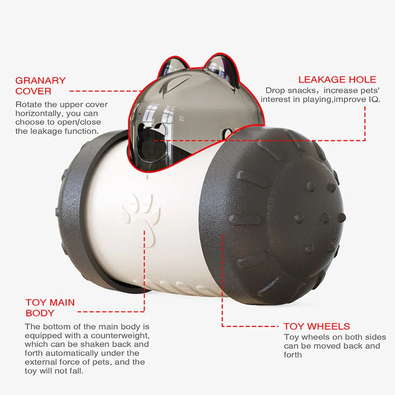 Интерактивная миска для собак и кошек с мячиком игрушка тренировочные Игрушки