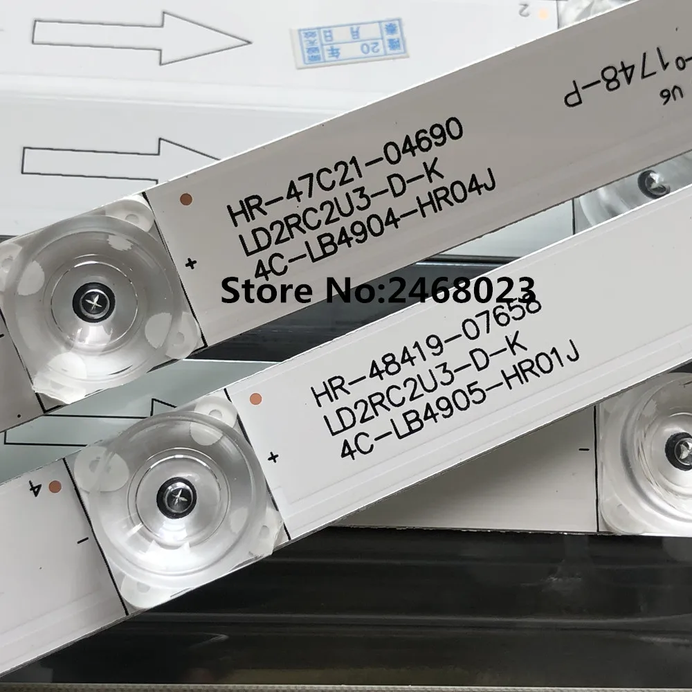 Оригинальная осветительная панель TCL D49A620U 49A660U L49P2-UD Light Bar 49HR330M05A/B0 V6 4C-LB4904-HR04J
