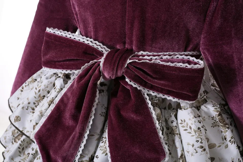 Pettigirl Новое поступление рождественское платье для девочек платья с цветами