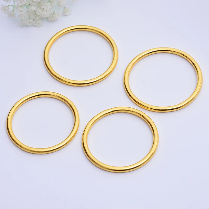 24 K Fine Gold GF браслет в дубайском стиле Африка Арабские украшения 4 шт. сборка Мода Дубай абразивный взрывной браслет ювелирные изделия