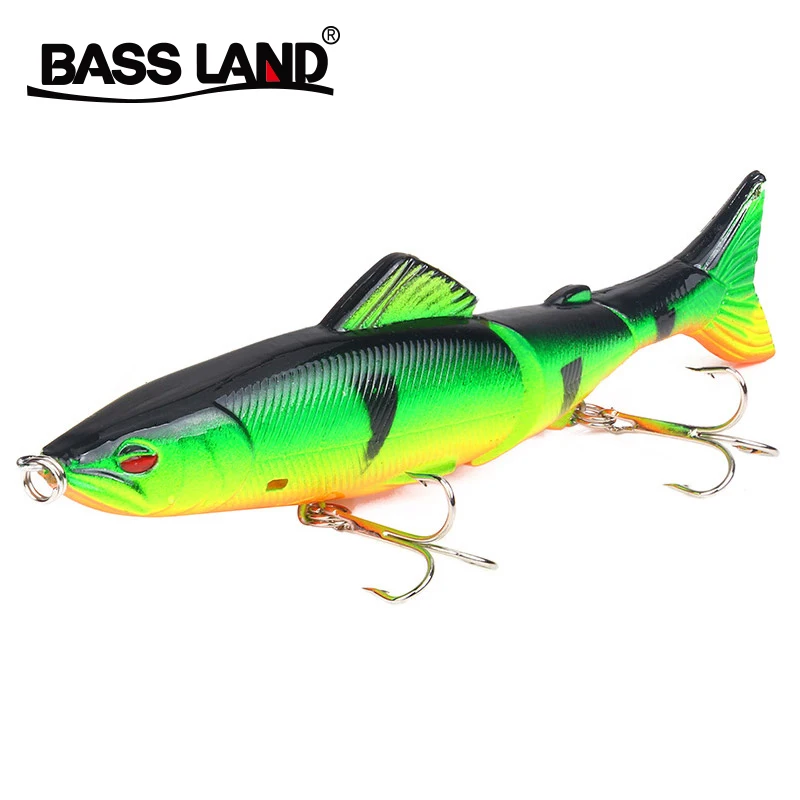 Bassland 1 шт. блесна рыболовная приманка 130 мм 18 г многосекционная Crankbait