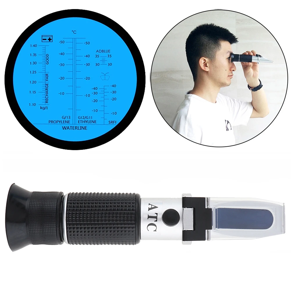 Ручной 4In1 30 35% RHA 701ATC оптический антифриз температуры замерзания инструмент