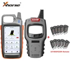 XHORSE VVDI KEY TOOL MAX, мини-ключ и удаленный чип-генератор с 10 удаленными ключами XKKF02EN и функцией ID48 96 бит в подарок