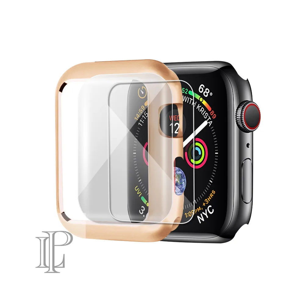 Магнитная Крышка для apple watch case apple watch 5 4 3 44 мм/40 мм iwatch band 5 4 42 мм/38 мм Защитная пленка для экрана
