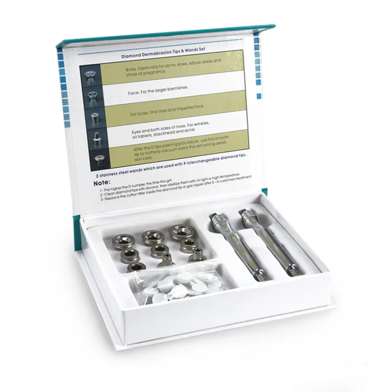 Алмазная микродермабразия Дермабразия машина спрей вакуумная терапия массаж