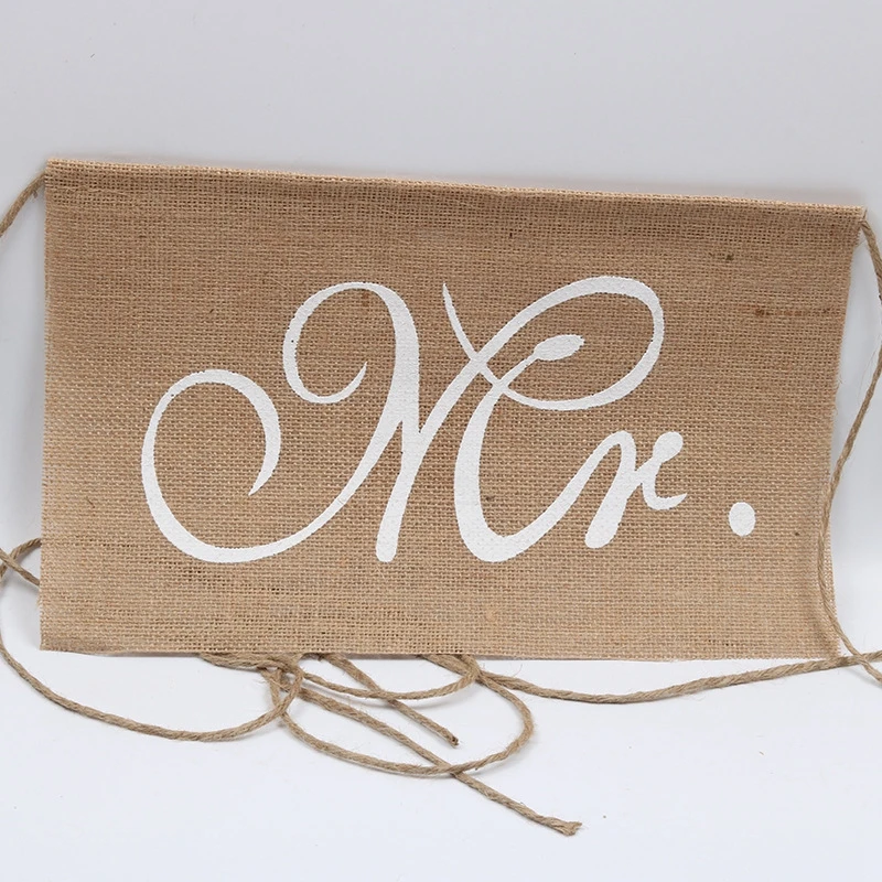 Баннеры для стула DIY Свадебные банкетные украшения рождественской вечеринки