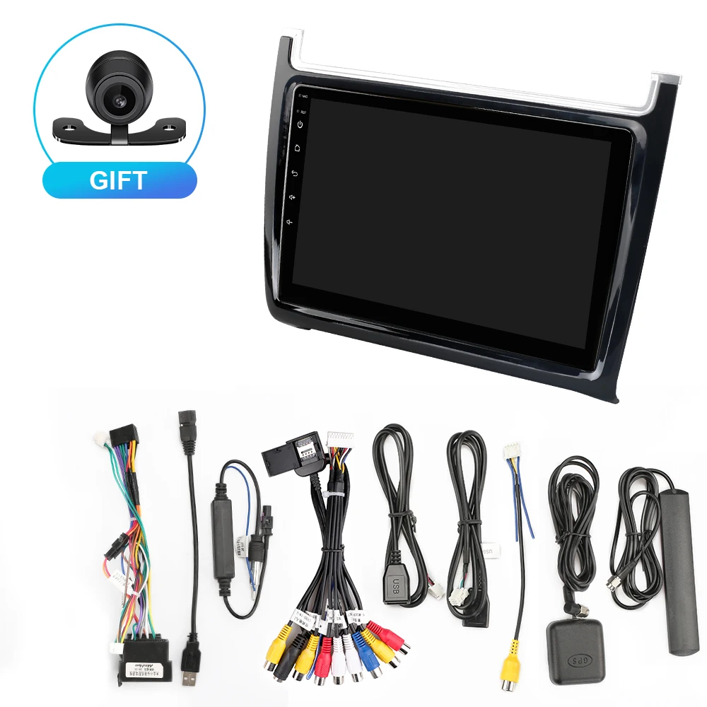 

Car Multimedia Player For VW Volkswagen POLO Sedan 2009-2017 2Din Android 10.0 Autoradio GPS Navigation cassette Recorder RDS