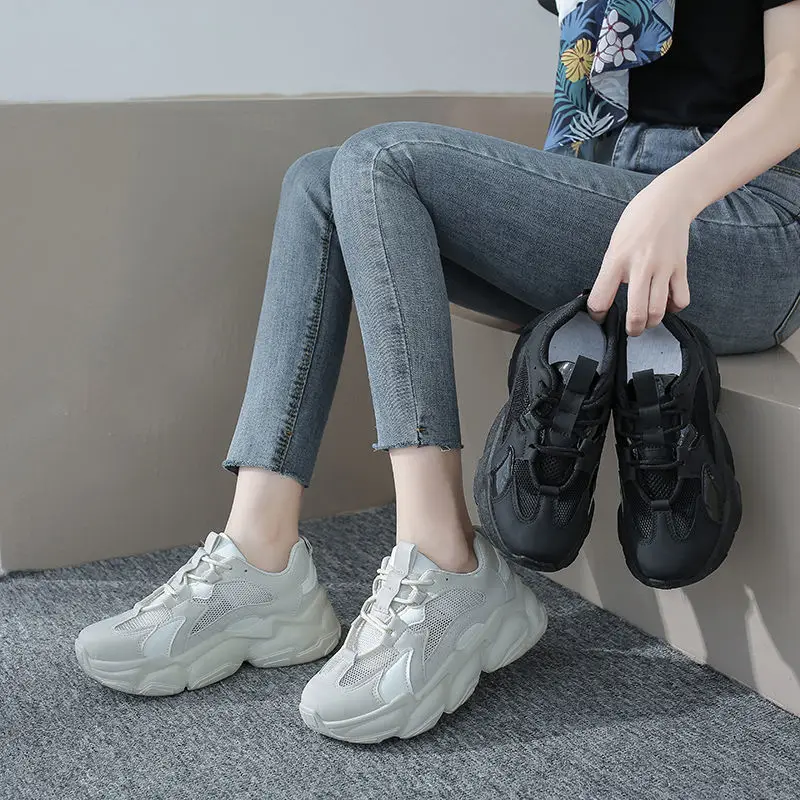 

Взрывы женская обувь 2021 новая весенне-летняя Студенческая Корейская версия спортивной повседневной обуви на платформе Joker ins