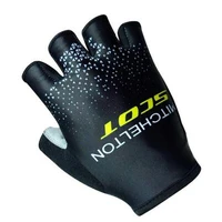 2021 green scotte team cycling glove ciclismo ropa bicycle bike gloves shockproof half finger glove summer sport gloves